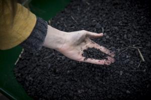 Ready-made biochar. Credit: Casper Hedberg.