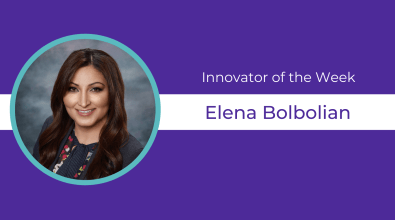 Elena Bolbolian is the Innovator of the Week