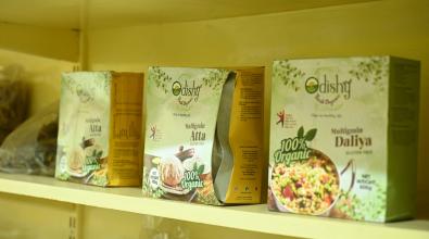 Three boxes of pre-packaged multi-grain food.