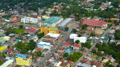 An overhead view of Cauayan.