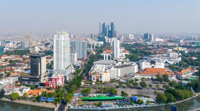 Urban Landscape of Surabaya, Indonesia